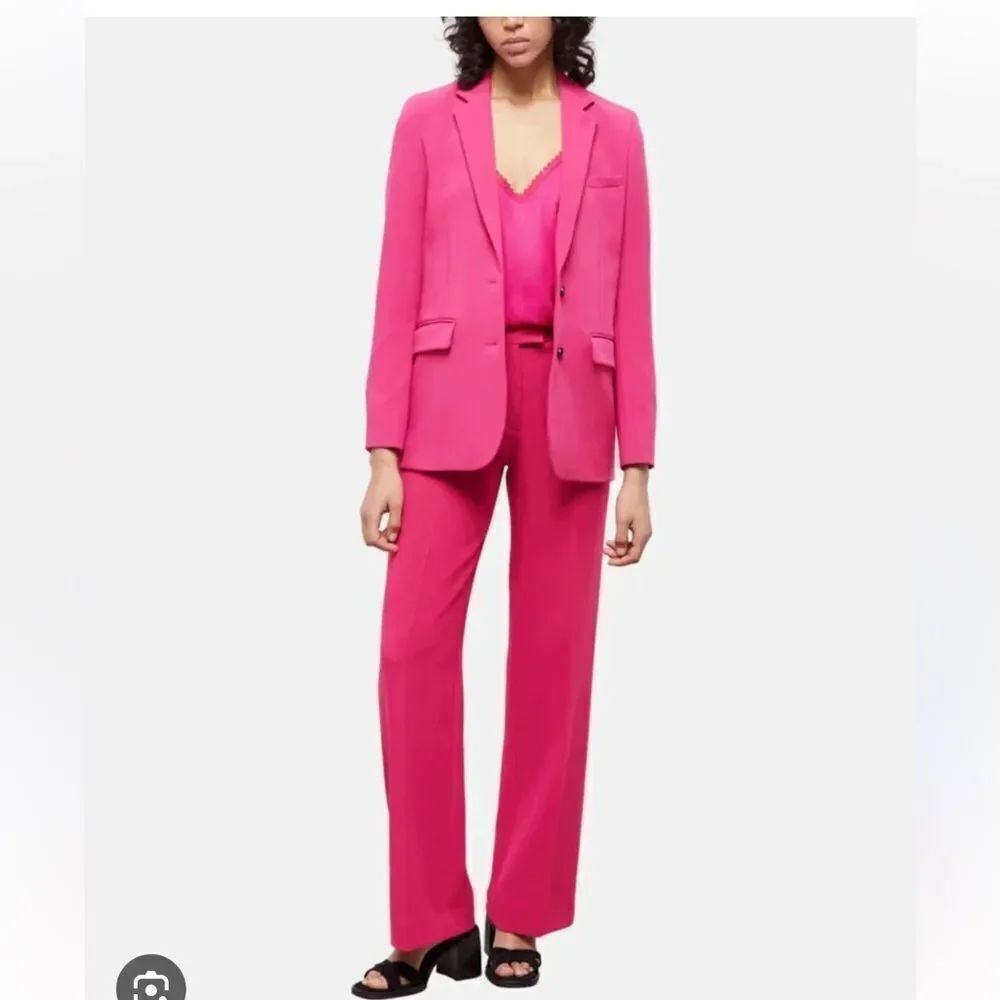 $545 The Kooples Pink single breasted blazer jacket New